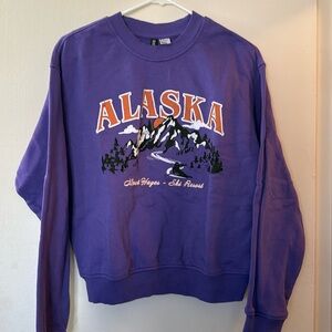 Purple sweatshirt from H&M
